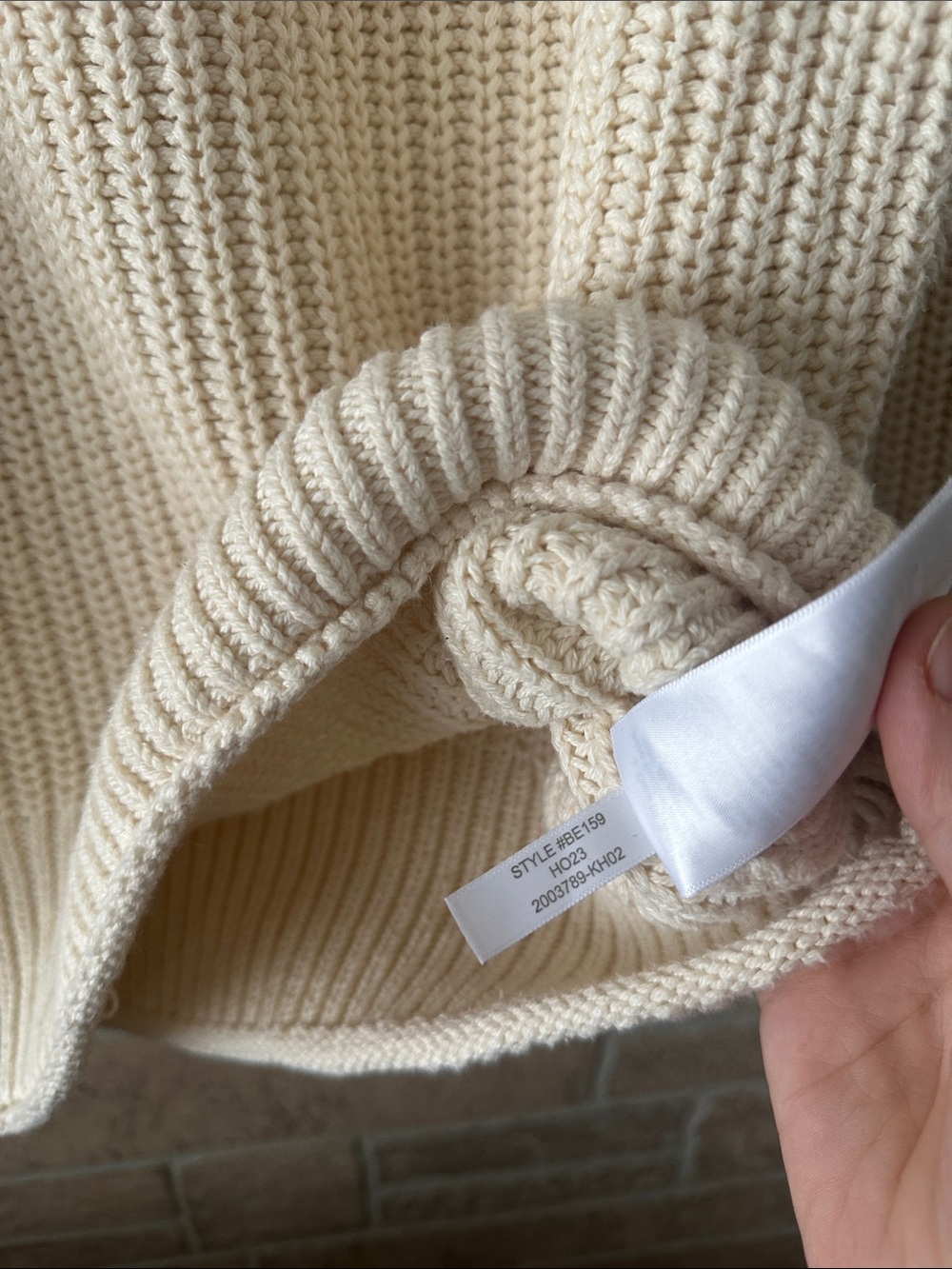 J Crew Relaxed Rollneck™ sweater Cotton Ivory - Picture 6 of 7